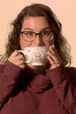 portrait photo of NICOLE TAPERTS Digital Marketing Director of burning stick creative alternate