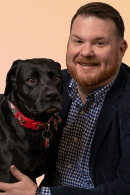 portrait photo of Shane Menkiewicz operations director of burning stick creative alternate