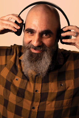 portrait photo of DONNY GALLAGHER Design Director of burning stick creative alternate